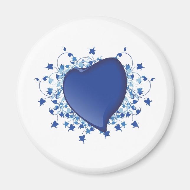 Blue Heart Magnet (Framsidan)