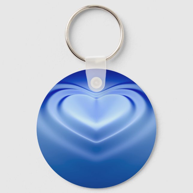 Blue Heart Nyckelring (Framsida)