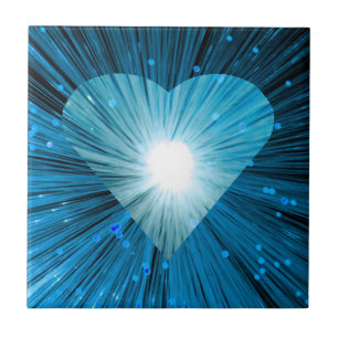 Blue Heart-panel Kakelplatta