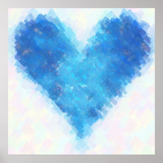 Blue Heart Poster (Framsidan)