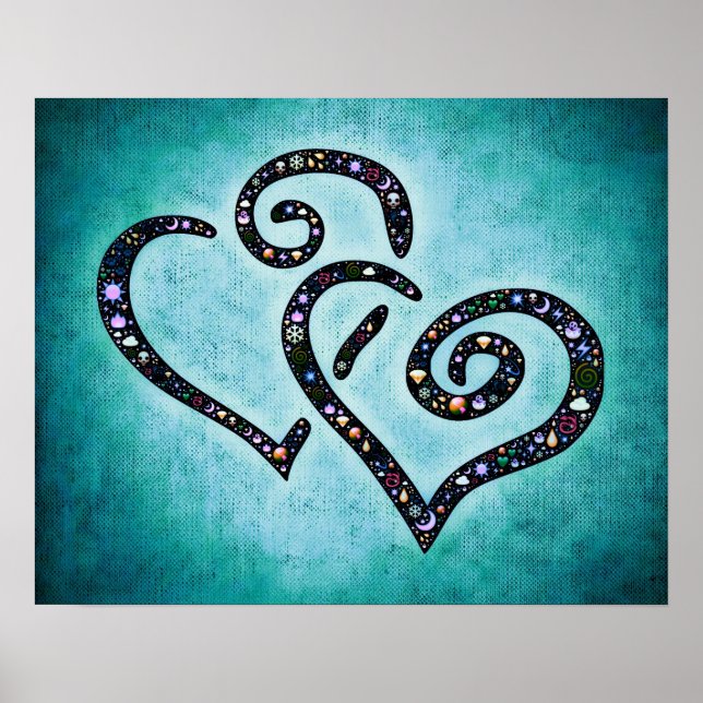 Blue Heart Poster (Framsidan)