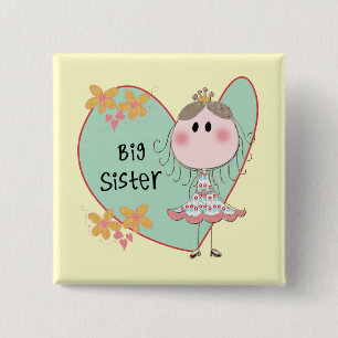 Blue Heart Princess Big Sister Knapp