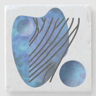 Blue Heart Stenunderlägg