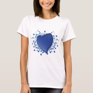 Blue Heart T Shirt