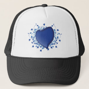 Blue Heart Truckerkeps