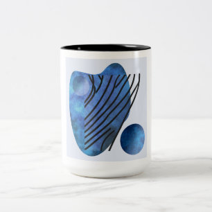 Blue Heart Två-Tonad Mugg
