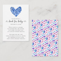 Blue Hearts Boys Swehoney Shower Bok för Baby