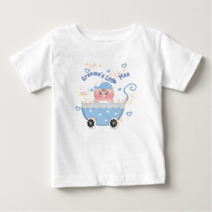 Blue Hearts Granmas lilla man Infant Tshirt T-shirt