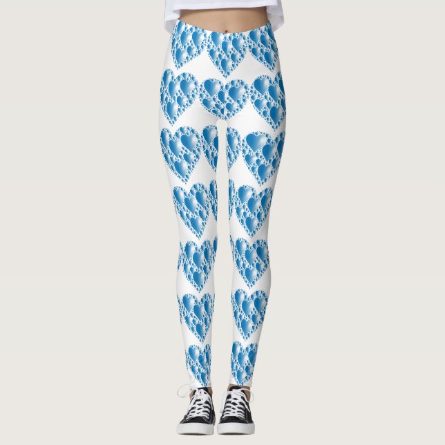 BLUE HEARTS LEGGINGS (Framsida)