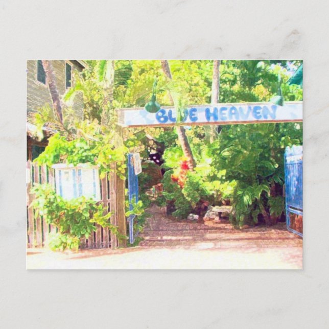 Blue Heaven Vykort (Framsida)