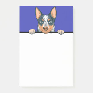 Blue Heeler Australian Cattle Hund älskare Gifts Post-it Block