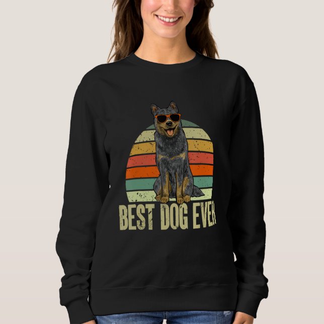 Blue Heeler Best Dog Ever Australian Cattle Dog T Shirt (Framsida)