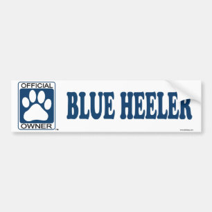 Blue Heeler Blå Bildekal