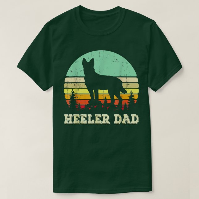 Blue Heeler Dog Dad Australian Cattle Dog Lovers F T Shirt (Design framsida)