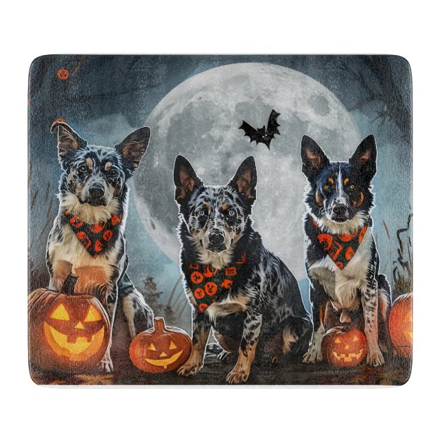 Blue Heeler Halloween Kuslig (Framsidan)