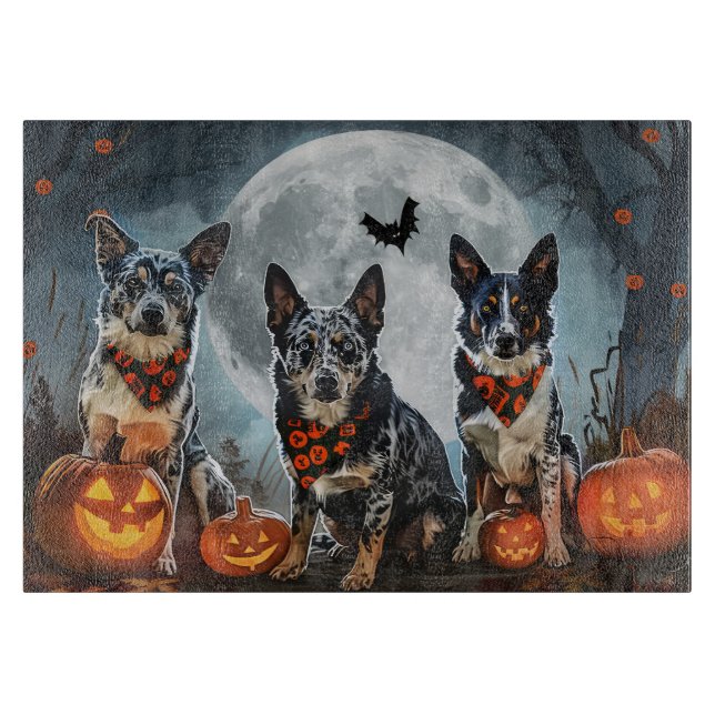 Blue Heeler Halloween Kuslig (Framsidan)