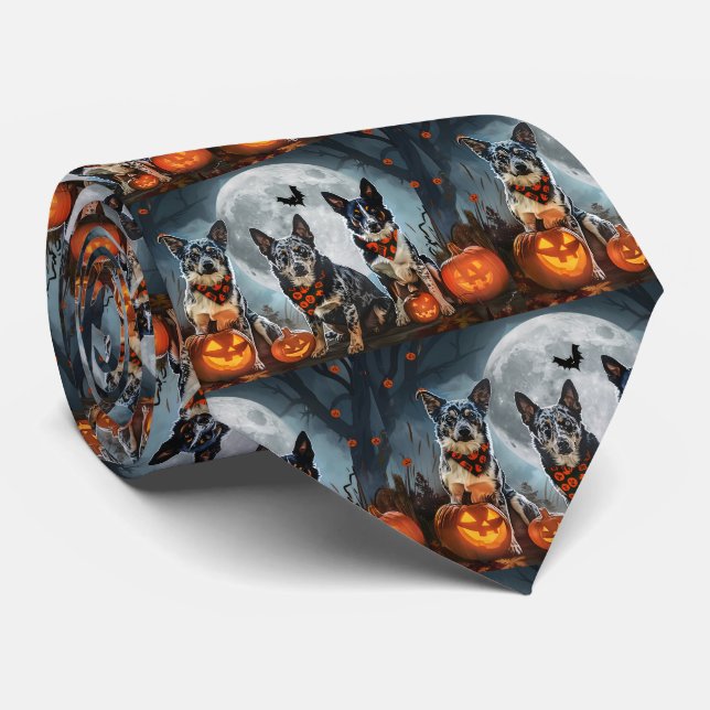 Blue Heeler Halloween Kuslig Slips (Rullad)