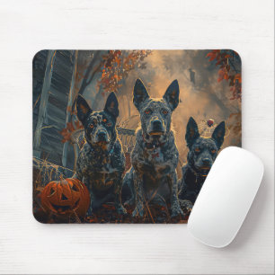 Blue Heeler Halloween Natt Hund Delight Musmatta