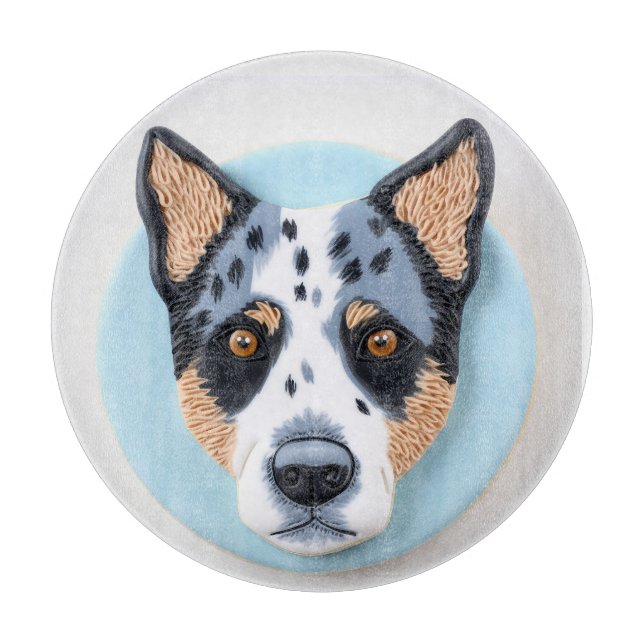 Blue Heeler Hund 3D Inspirerad (Framsidan)