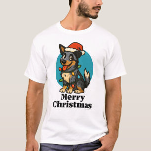 Blue Heeler - Jul på Australian Cattle Dog T Shirt