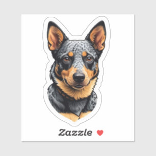 Blue Heeler Klistermärken