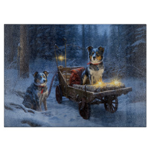 Blue Heeler Snowy Sleigh-juldekretet