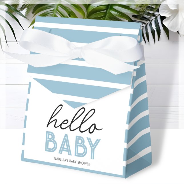 Blue Hej Baby | Babyskor Presentaskar (Skapare uppladdad)