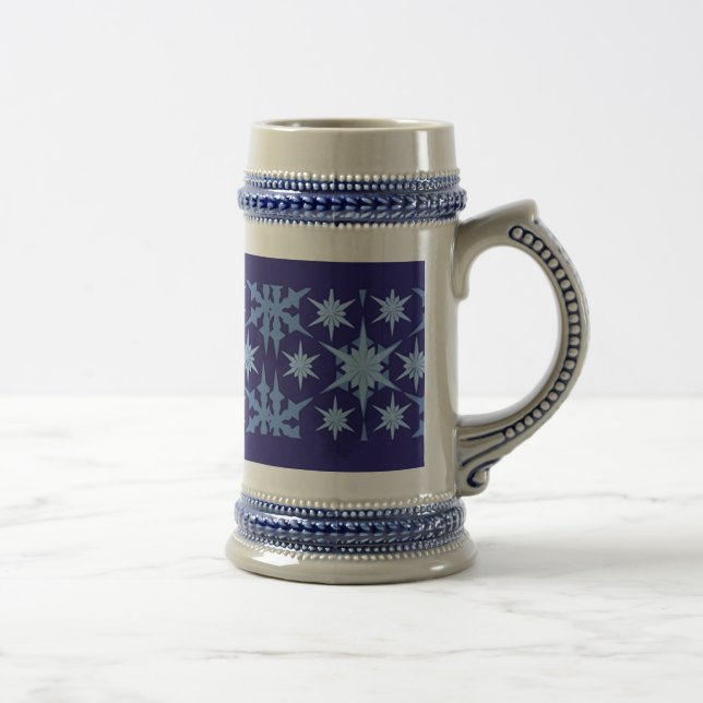Blue Helgdag Stein Mugg (Höger)