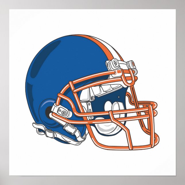 Blue Helmet Poster (Framsidan)