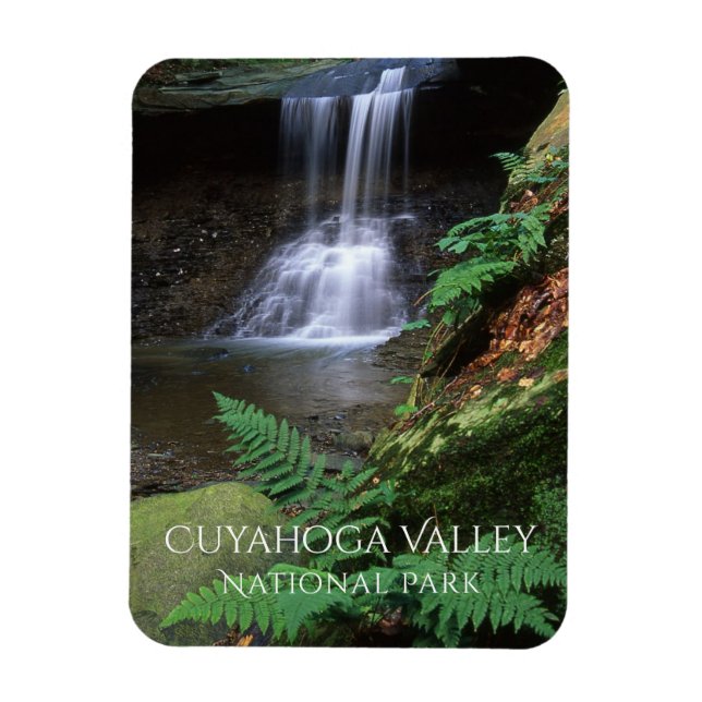 Blue Hen Falls, Cuyahoga National Park, Ohio Magnet (Vertikal)