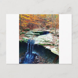 Blue Hen Falls Cuyahoga nationalpark Ohio Vykort