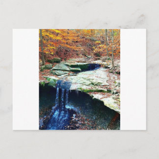 Blue Hen Falls Cuyahoga nationalpark Ohio Vykort