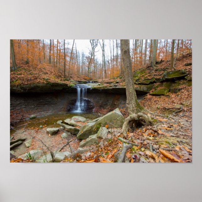 Blue Hen Falls, Cuyahoga Valley National Park, OH Poster (Framsidan)