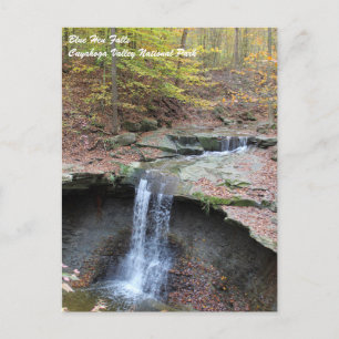 Blue Hen Falls i Cuyahoga Valley nationalpark P Vykort