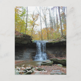 Blue Hen Falls i Cuyahoga Valley nationalpark Vykort