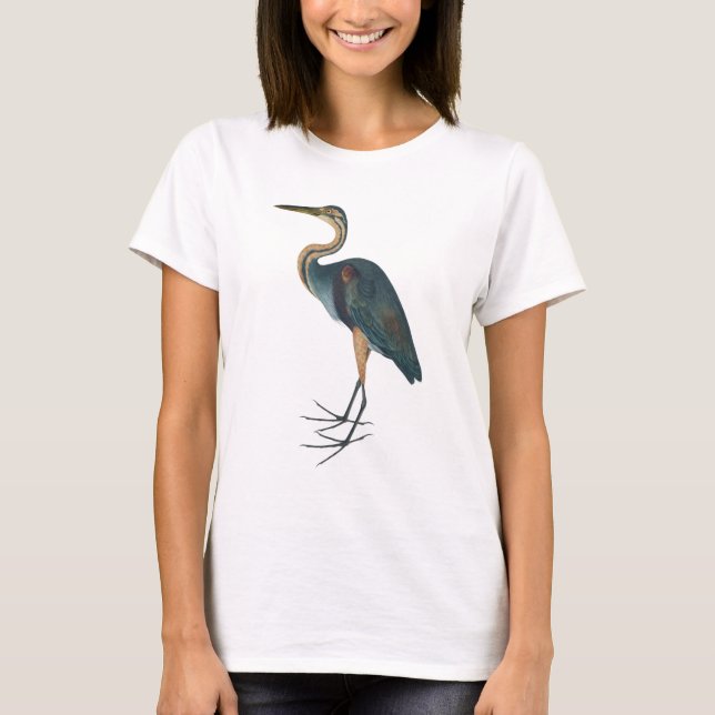 Blue Heron 3 Tee Shirt (Framsida)