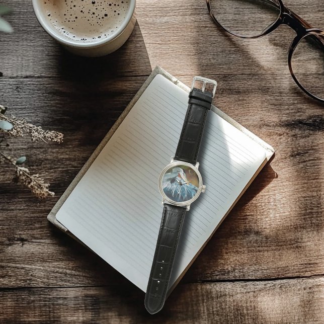 Blue Heron Bird Armbandsur (Skapare uppladdad)