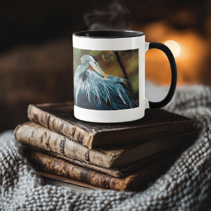 Blue Heron Bird Mugg
