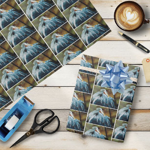 Blue Heron Bird Presentpapper