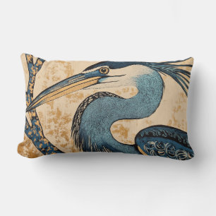 Blue Heron Dekorativ kudde II