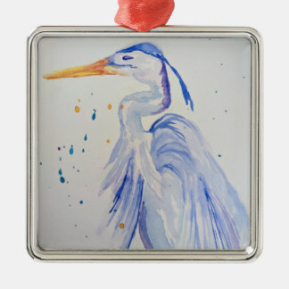 Blue Heron jul Ornament