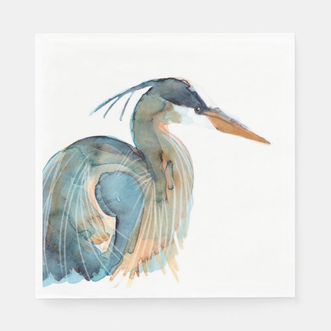 Blue Heron napkin Pappersservett (Framsidan)