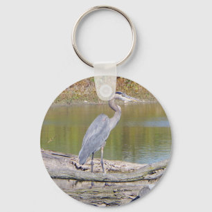 Blue Heron nyckelring