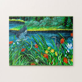 Blue Heron @Todd Sjö Puzzle Pussel