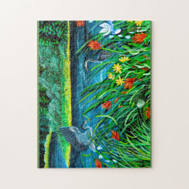 Blue Heron @Todd Sjö Puzzle Pussel