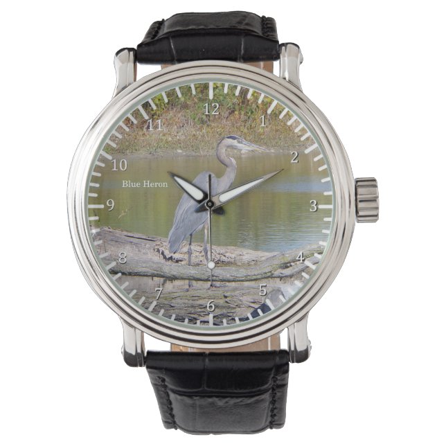 Blue Heron watch Armbandsur (Framsida)