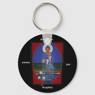 Blue Heron Zen Buddhist Center Keychain Nyckelring