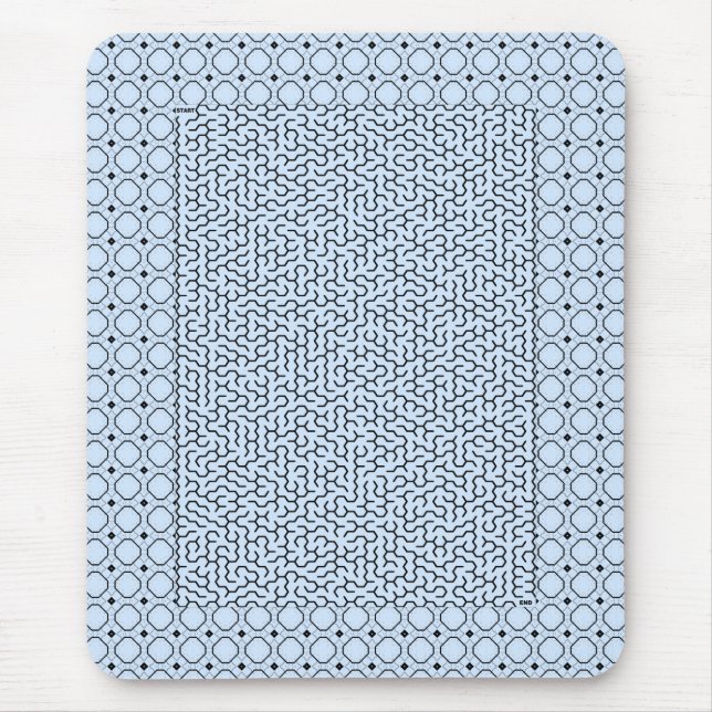 Blue Hexagon Maze Musmatta (Framsidan)