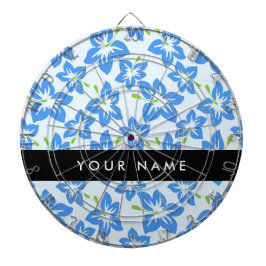 Blue Hibiscus, Blåa blommor, ditt namn Darttavla