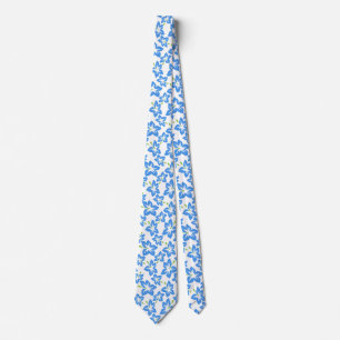 Blue Hibiscus Retro Hawaiian mönster Slips